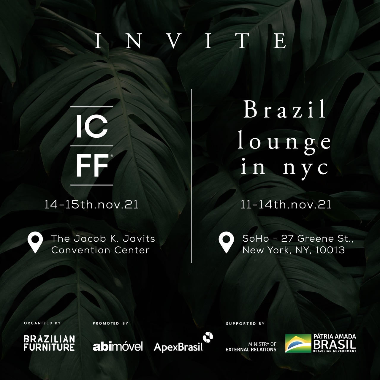Abimóvel and ApexBrazil present Espaço Brazil during ICFF